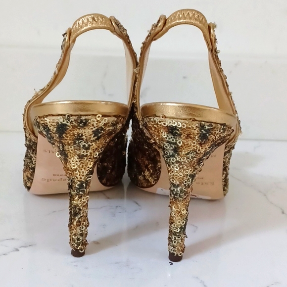 Kate Spade CHARYL Sandals - Sequin,  Heels.  Size 7 - Picture 6 of 9